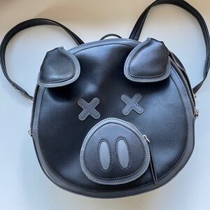 New Jeffree Starr Black Pig Leather BackPack